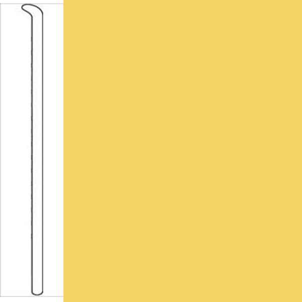 Picture of Johnsonite - Baseworks ThermoSet 4 Toeless Wall Base Canary