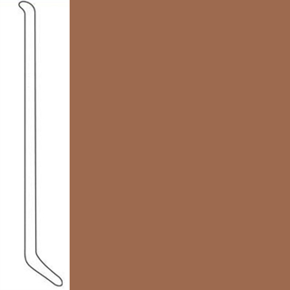 Picture of Johnsonite - Baseworks ThermoSet 3 1/2 with Toe Wall Base Red Clay