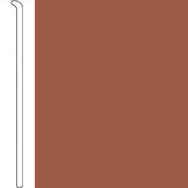 Picture of Johnsonite - Baseworks ThermoSet 3 Toeless Wall Base Sailor Red