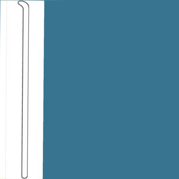 Picture of Tarkett - Traditional Wall Base Toeless .080 2 1/2 Inch Dream Teal