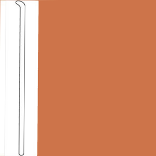 Picture of Tarkett - Traditional Wall Base Toeless .080 2 1/2 Inch Hot Spice
