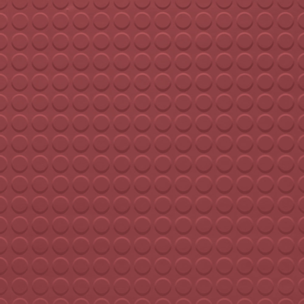 Picture of Johnsonite - Solid Colors Raised Round .125 Flame