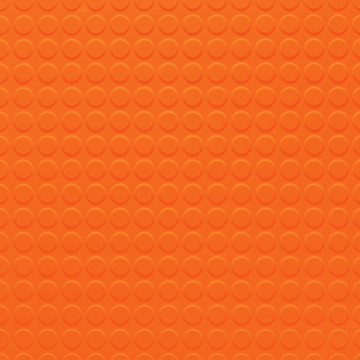 Picture of Johnsonite - Solid Colors Raised Round .125 Tangerine Tango