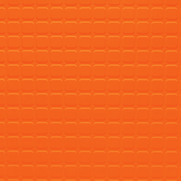 Picture of Johnsonite - Solid Colors Raised Square .155 Tangerine Tango