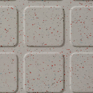 Picture of Johnsonite - Color Splash Raised Square Green Bluff
