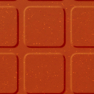 Picture of Johnsonite - Color Splash Raised Square Orange Mary