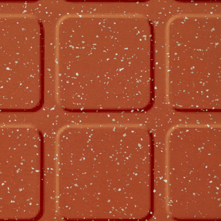 Picture of Johnsonite - Color Splash Raised Square Spicy Clementine