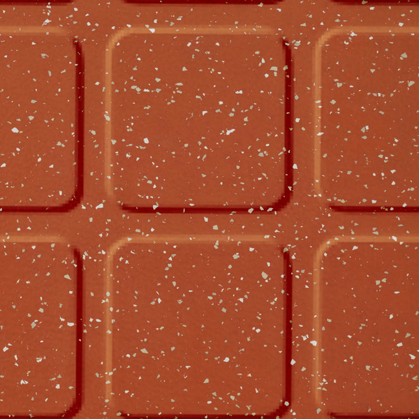 Picture of Johnsonite - Color Splash Raised Square Spicy Clementine