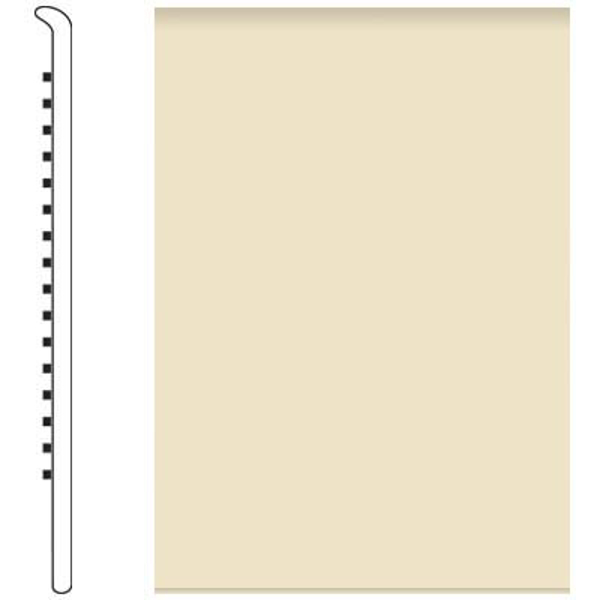 Picture of Roppe - 700 Series Wall Base 4 (No Toe Base) Almond