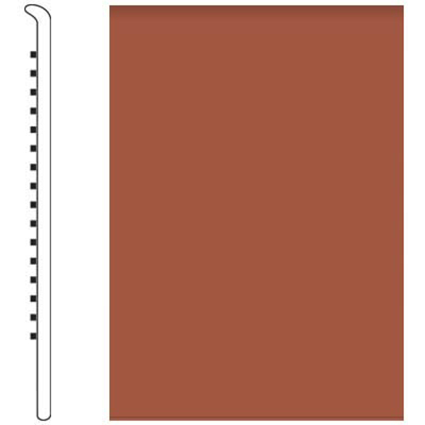 Picture of Roppe - 700 Series Wall Base 4 (No Toe Base) Terracotta