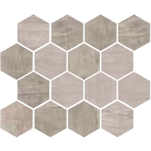 Picture of Isla Tile - Gems Hexagon Mosaic Bianco