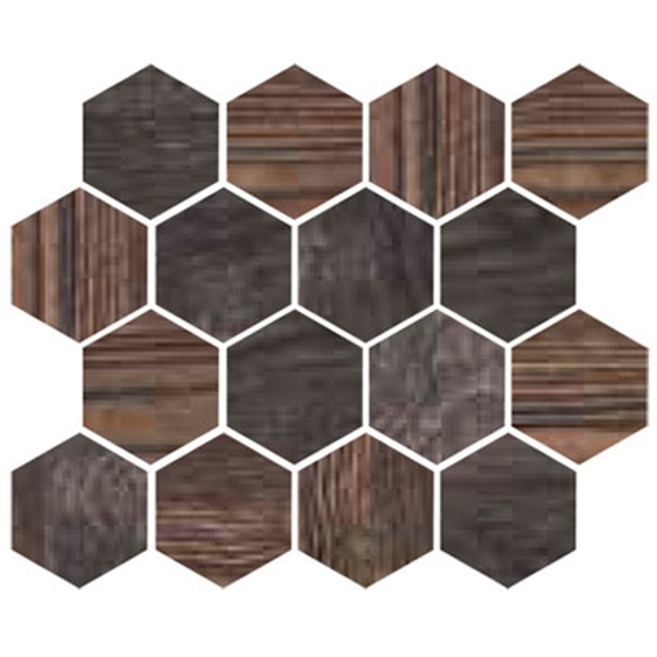 Picture of Isla Tile - Gems Hexagon Mosaic Fumee