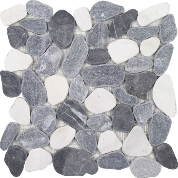 Picture of Tesoro - Beachstones Blue Grey White