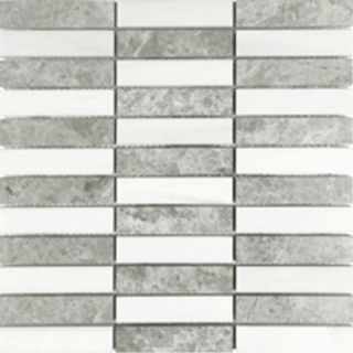 Picture of Tesoro - Metropolitan Stone Stacked Mosaic 1 x 4 Dolomite Nuvoloso