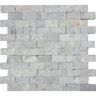 Picture of Tesoro - Pietra Antica Antiqued Stones Split Face Mosaic 1 x 2 Nuvoloso
