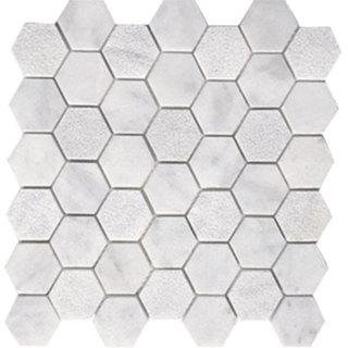 Picture of Tesoro - Contempo Hexagon 2 Mosaic Carrara