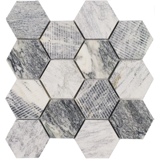 Picture of Tesoro - Contempo Hexagon 3 Mosaic Oasis