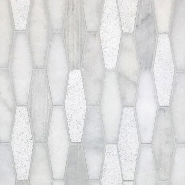 Picture of Tesoro - Contempo Diamond Hex Mosaic Carrara