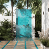 Picture of MiR Mosaic - Umbria Dot 6 x 6 Aqua Dot