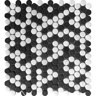 Picture of MiR Mosaic - Tuxedo Park Bianco Nero Penny