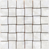 Picture of Tesoro - Mother of Pearl Basketweave Mosaic Silver Matte