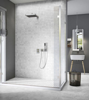 Picture of Tesoro - Mother of Pearl Basketweave Mosaic Silver Matte