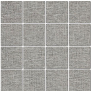 Picture of Tesoro - Natural Linen Mosaic Silver