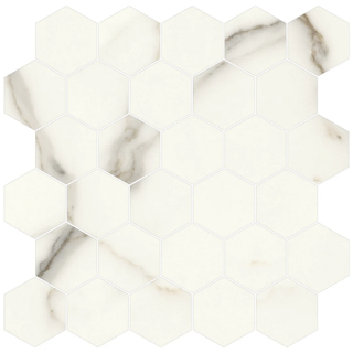 Picture of Milestone - Jem Mosaic Hexagon Capriccio Grey Polished