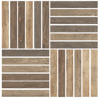 Picture of Milestone - Loft Mosaic Strips Multicolor Strips