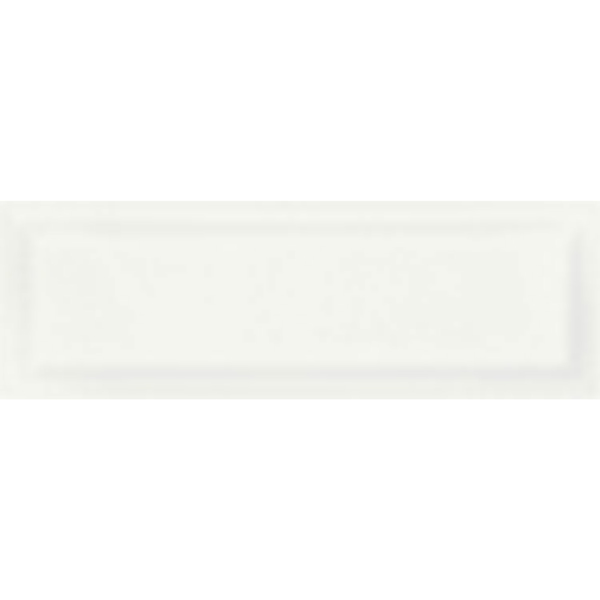 Picture of Tesoro - Soho 4 x 12 Beveled Glossy Canvas White Beveled