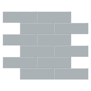 Picture of Tesoro - Soho Brick Matte Mosaic Cloud Blue