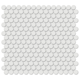 Picture of Tesoro - Soho Penny Round Mosaic Vintage Grey Matte