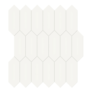 Picture of Tesoro - Soho Picket Matte Mosaic Canvas White