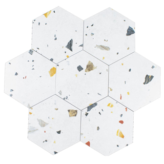 Picture of Tesoro - Sonar Hexagon White Hexagon