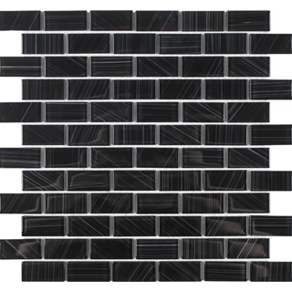 Picture of Tesoro - Striped Mosaic Black