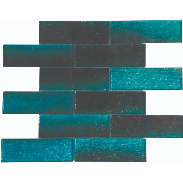 Picture of Tesoro - Terra Bella Linear Mosaic 2 x 6 Aqua