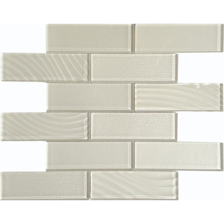 Picture of Tesoro - Terra Bella Linear Mosaic 2 x 6 Bone