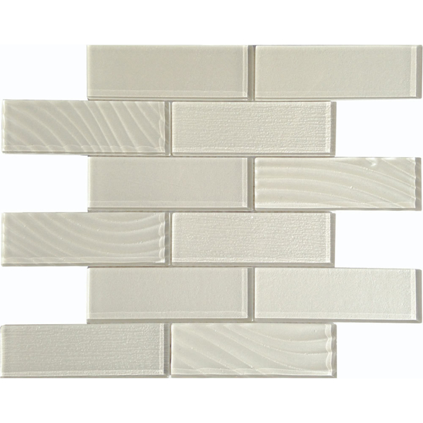 Picture of Tesoro - Terra Bella Linear Mosaic 2 x 6 Bone