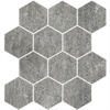 Picture of Tesoro - Titanium Hexagon Mosaic Carbon Grey