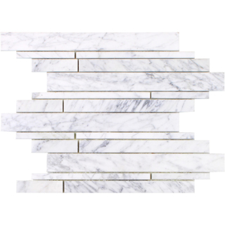 Picture of Tesoro - Venatino Goia Randon Linear Mosaic Satin Stone