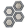 Picture of Tesoro - Metropolitan Waterjet Bexagon Dolomite Tundra Nero