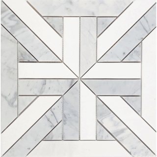 Picture of Tesoro - Metropolitan Waterjet Karo Bianco Carrara Thassos
