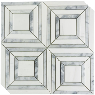 Picture of Tesoro - Metropolitan Waterjet Monet Dolomite Bianco Carrara