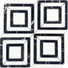 Picture of Tesoro - Metropolitan Waterjet Monet Thassos Nero