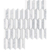 Picture of Tesoro - Metropolitan Waterjet Picket Thassos Bianco Carrara