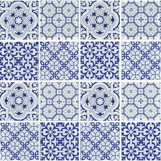 Picture of Tesoro - Patchwork Azul Blue