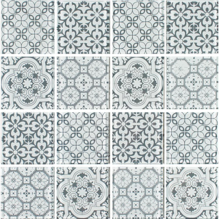 Picture of Tesoro - Patchwork Cinza Gray