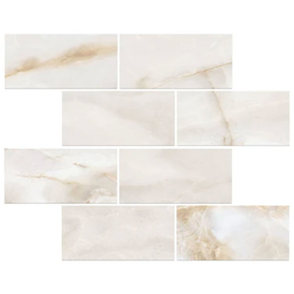 Picture of Milestone - Onyx Mosaic Brick Matte Ivory