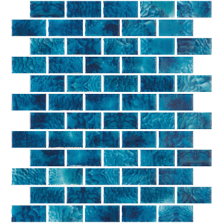 Picture of Tesoro - Vanguard Mosaic 1 x 2 Dot Mounted Arrecife Blue