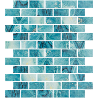 Picture of Tesoro - Vanguard Mosaic 1 x 2 Dot Mounted Forest Aqua